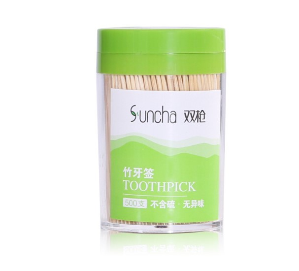 双枪 牙签 500支罐装 (zzy10307)